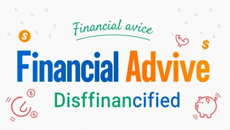 financial advice disfinancified