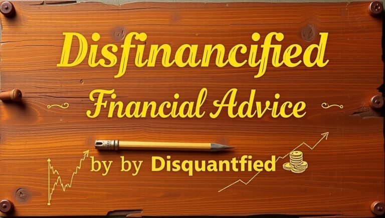 disfinancified financial advice by disquantified