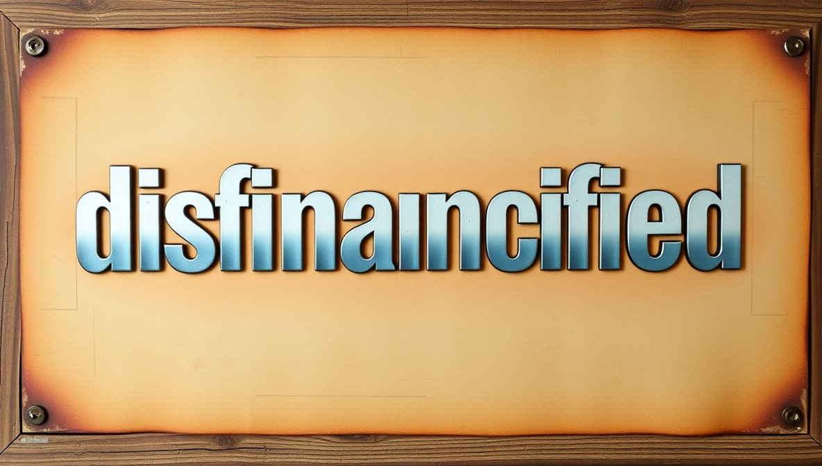 disfinancified