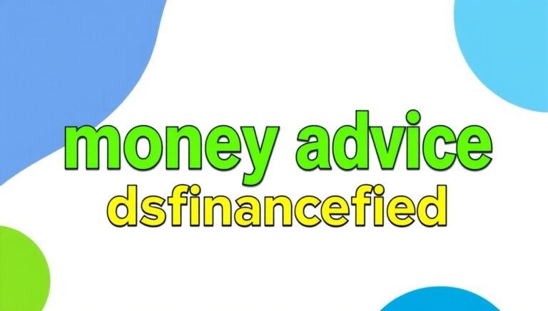money advice disfinancified
